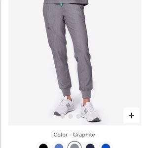 FIGS Zamora jogger s/p graphite scrub pant